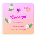 I Heart Revolution Loose Baking Powder, Vitamin Infused with Skin-Loving Ingredients for a Soft, Airbrushed Finish, Vegan & Cruelty-Free, 30g, Coconut