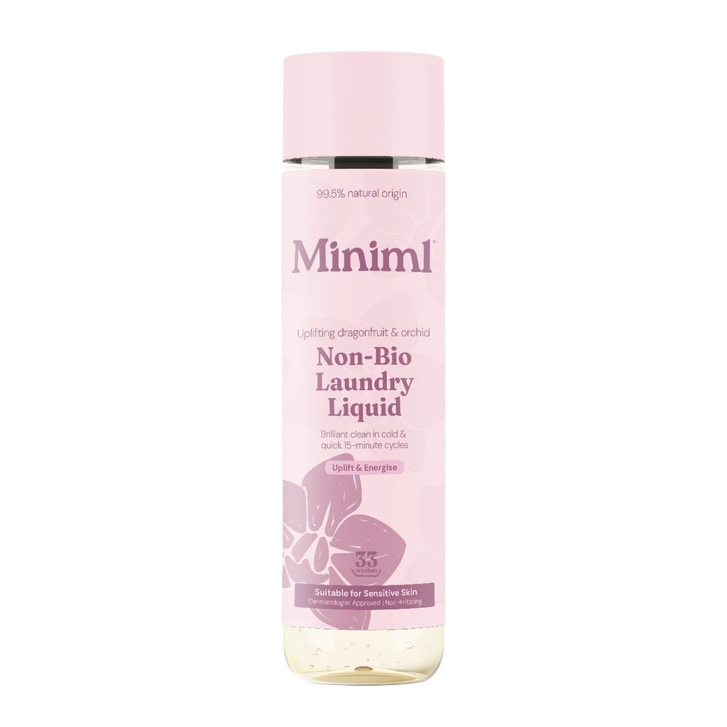 Miniml Eco Laundry Liquid Washing Detergent 5L Refill - Natural Non Bio Fresh Linen Scented Clothes and Fabric Softener for Machine or Delicate Hand Cleaning - 100% Vegan & Cruelty Free (165 Washes)