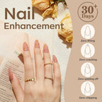 Modelones Builder Nail Gel 6 Colors, 8-in-ONE Pink Brown Builder Gel Set for Nails, Nail Strengthener Extension Color Gel Base Gel Builder Gel in a Bottle