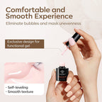 Modelones Builder Nail Gel 6 Colors, 8-in-ONE Pink Brown Builder Gel Set for Nails, Nail Strengthener Extension Color Gel Base Gel Builder Gel in a Bottle