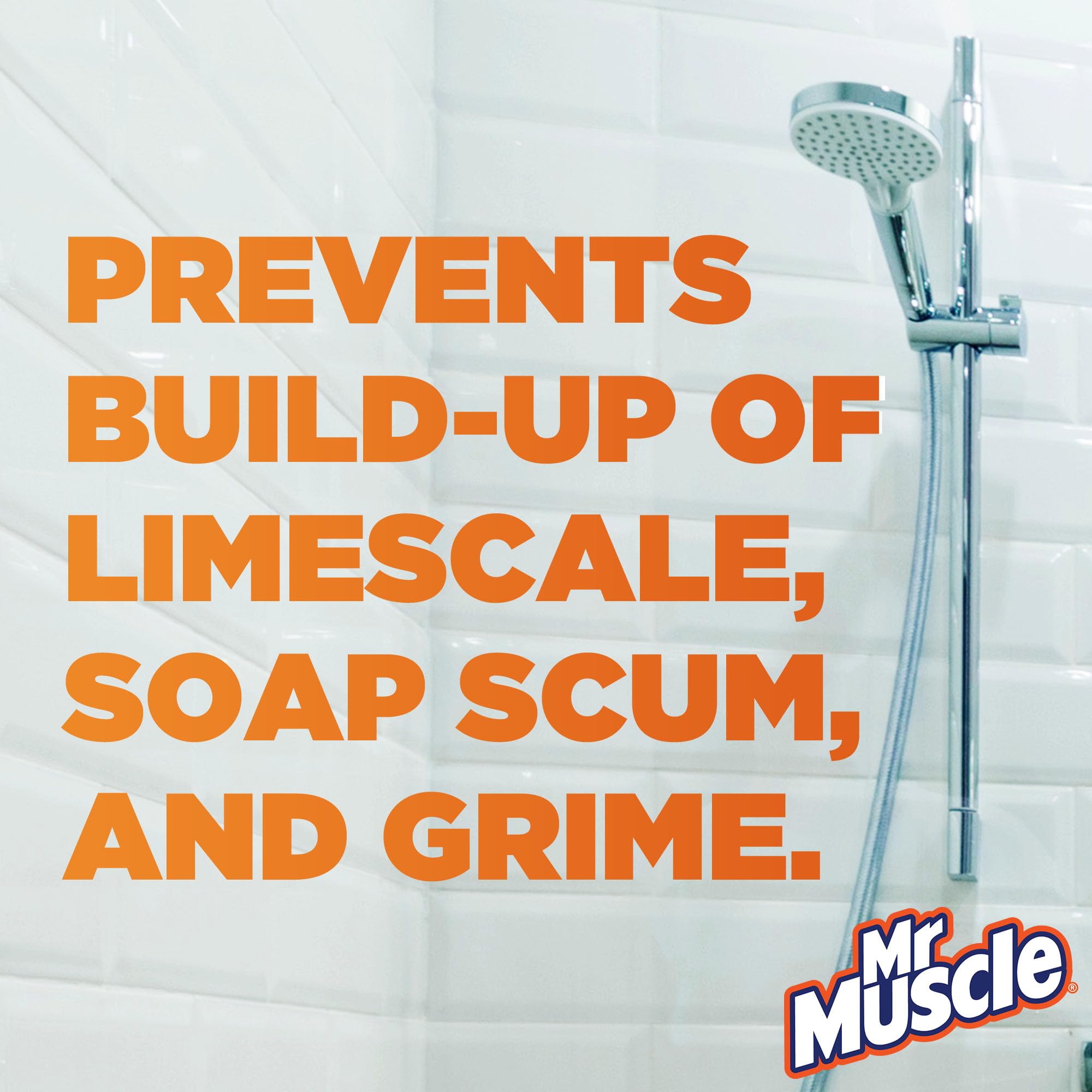 Mr Muscle Platinum Shower Shine Spray, Pack of 6 (6 x 750ml)