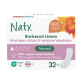 Naty Panty Liners Normal Wrapped | 100% Certified Organic Cotton top Sheet| Certified Skin-Safe | Unscented, 0% Conventional Plastic | Comfortable & Breathable | 32 Liners - Damaged Box