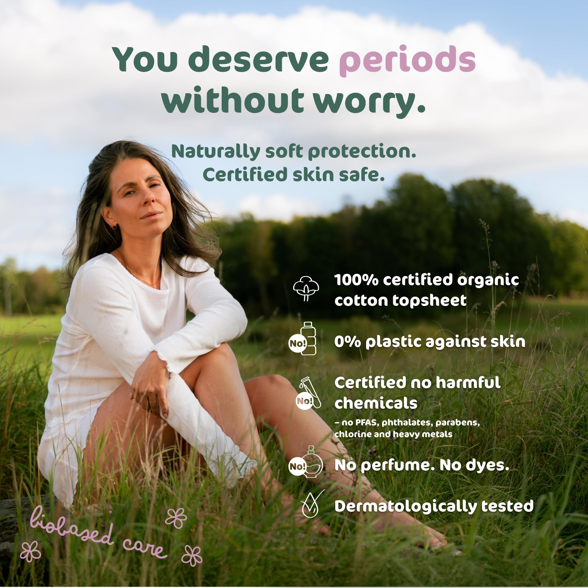 Naty Panty Liners Normal Wrapped | 100% Certified Organic Cotton top Sheet| Certified Skin-Safe | Unscented, 0% Conventional Plastic | Comfortable & Breathable | 32 Liners - Damaged Box