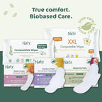Naty Panty Liners Normal Wrapped | 100% Certified Organic Cotton top Sheet| Certified Skin-Safe | Unscented, 0% Conventional Plastic | Comfortable & Breathable | 32 Liners - Damaged Box