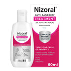 Nizoral Anti-Dandruff Treatment Shampoo, Treats and Prevents Dandruff, Clinically Proven to Control Itchy & Flaky Scalps, Contains Ketoconazole, 1 x 60ml - Damaged Box - BBE 11/2028