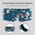 OLESILK Sleep Mask, 100% Natural Mulberry Silk Eye Mask for Women and Men with Adjustable Strap, Large in Size, Blindfold for All Night Sleep, RoyalBlue