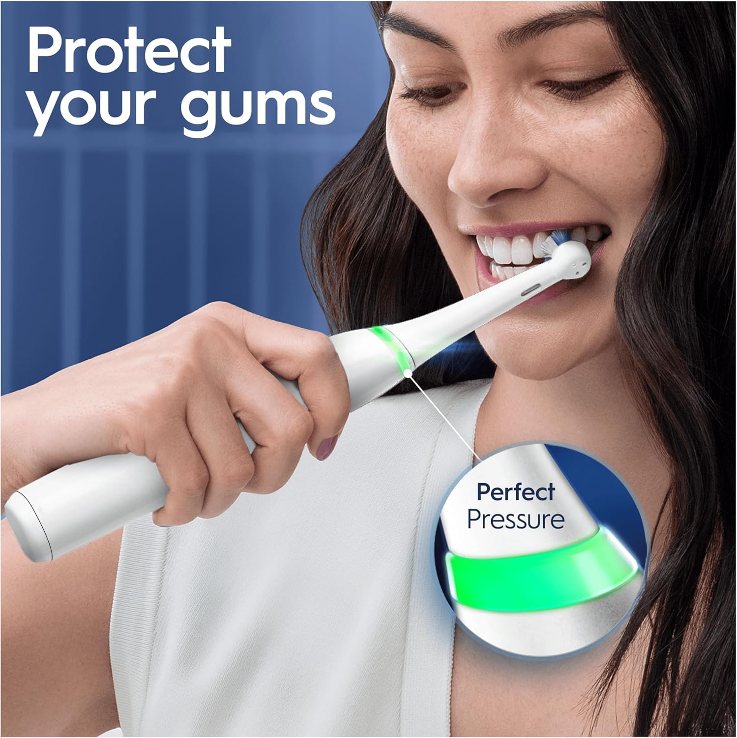 Oral-B iO7 Electric Toothbrushes For Adults, App Connected Handle, 3 Toothbrush Heads, Travel Case & Toothbrush Head Holder, 5 Modes with Teeth Whitening, Black