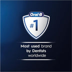Oral-B iO7 Electric Toothbrushes For Adults, App Connected Handle, 3 Toothbrush Heads, Travel Case & Toothbrush Head Holder, 5 Modes with Teeth Whitening, Black