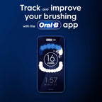 Oral-B iO10 Electric Toothbrush for Adults, 1 Handle, Cosmic Black - 3 Brush Heads, Charging Travel Case, Toothbrush Head Holder, 7 Modes, UK Two Pin Plug, Gifts for Women / Men - Very Good