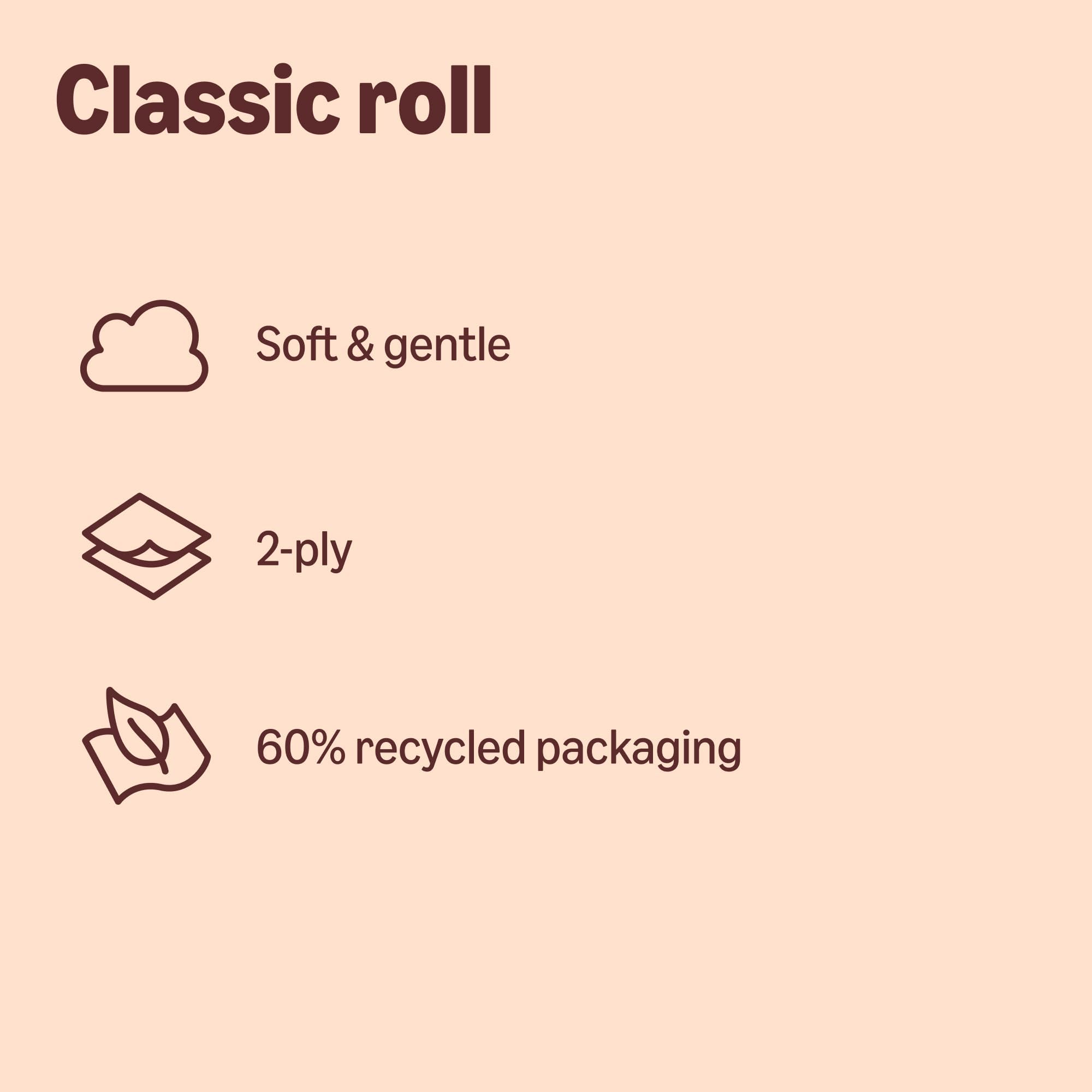 Our Essentials by Amazon Toilet Tissue Classic Roll, 2-ply, 24 Rolls (1 Pack of 24), 200 Sheets per Roll - Damaged Box