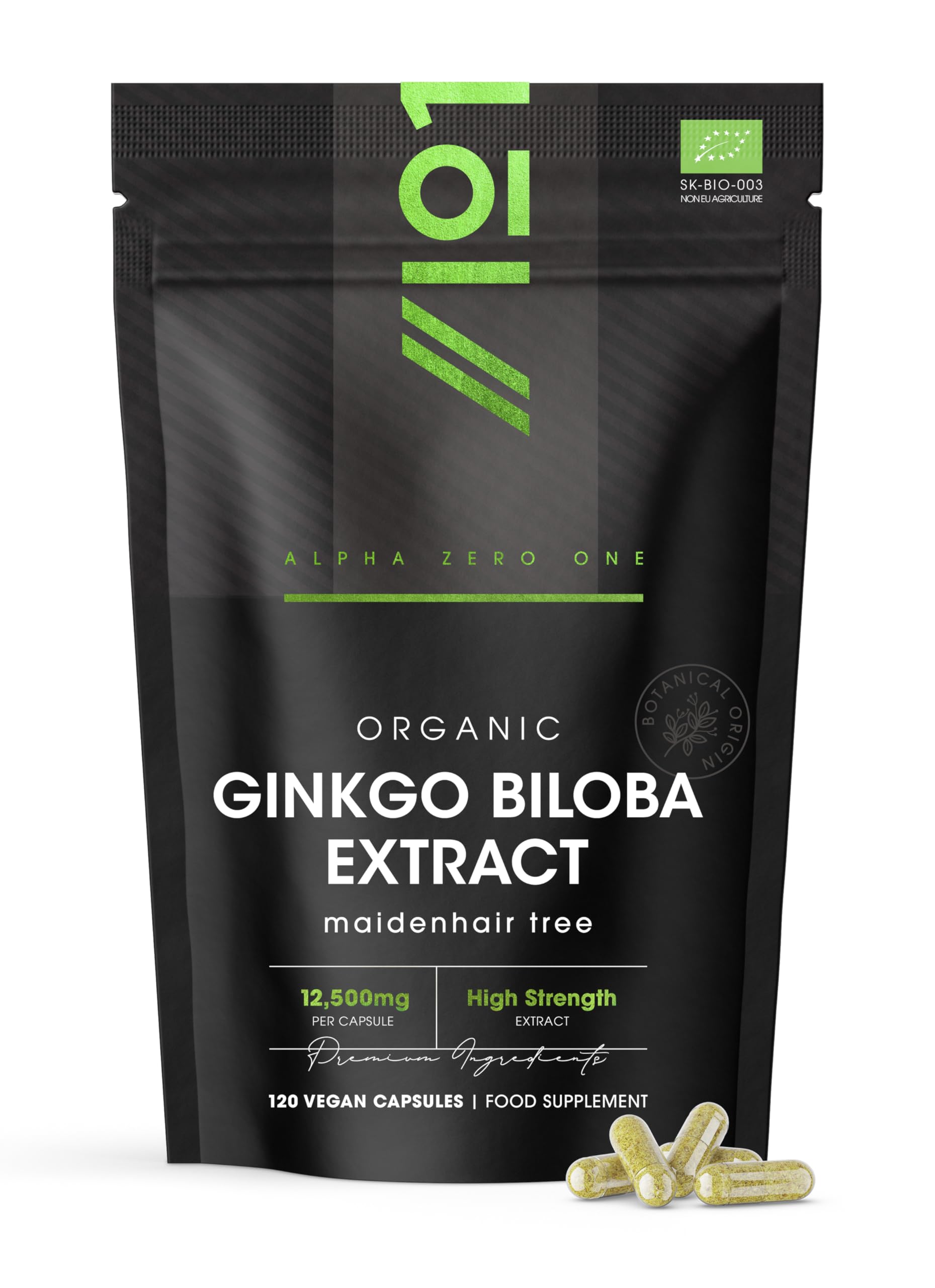 A.Vogel Ginkgo Biloba Tablets | Food Supplement | Extract from Fresh Ginkgo biloba Leaves | Suitable for Vegetarians | 30 Days Supply | 120 Tablets - BBE 02/2029