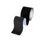 ORRY Kinesiology Tape - Joint Support & Muscle Pain - Latex-Free, Water-Resistant, Elastic Cotton - Uncut Roll (Black)