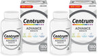 Centrum Advance Multivitamin & Mineral Supplements, 24 essential nutrients including vitamin D, C, Calcium, Daily Multivitamin Tablets, 180ct - BBE 11/2027