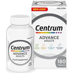 Centrum Advance Multivitamin & Mineral Supplements, 24 essential nutrients including vitamin D, C, Calcium, Daily Multivitamin Tablets, 180ct - BBE 11/2027
