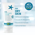 CCS Professional Foot Care Cream 175 ml - Moisturise and Protect Dry and Callused Feet, Contains 10% Urea and Eucalyptus Oil, Clinically Tested, Suitable for Diabetics - Damaged Box