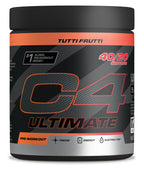 C4 Ultimate Pre Workout Powder Bubblegum 20 Servings, 40 if Single Scooped | Zero Sugar Pre Workout with Caffeine 300mg, L Citrulline 7000mg, Beta Alanine 4800mg, Vitamins and Electrolytes - BBE 06/2026