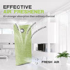 CLEVAST Bamboo Charcoal Air Purifying Bags (6x75g), Removes Odors and Moisture, Nature Fresh Air Purifier Bags, Deodorizer Eliminator, Purifier for Closet, Shoe, Large Room, Car Air freshener
