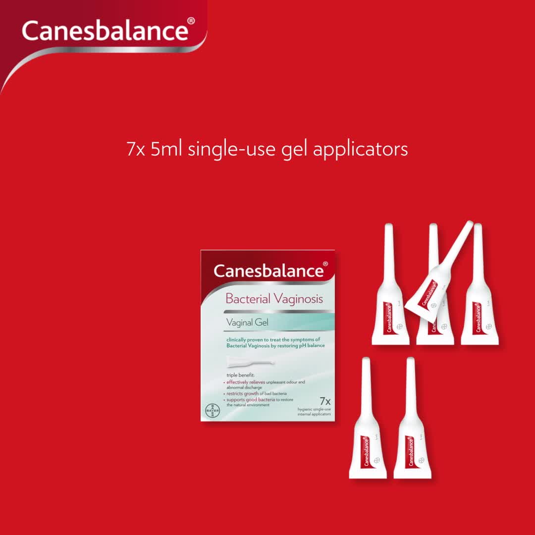 Canesbalance Bacterial Vaginosis Vaginal Singleuse Gel, Pack of 7 - BBE 06/2028