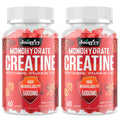 Creatine Monohydrate Gummies 5000mg Per Serving for Men & Women, Enhanced with Taurine & Vitamin B6, Pre -Workout Supplement for Muscle Growth, Strength & Recovery, Berry Flavor (60 Count (Pack of 2)) - BBE 02/2029