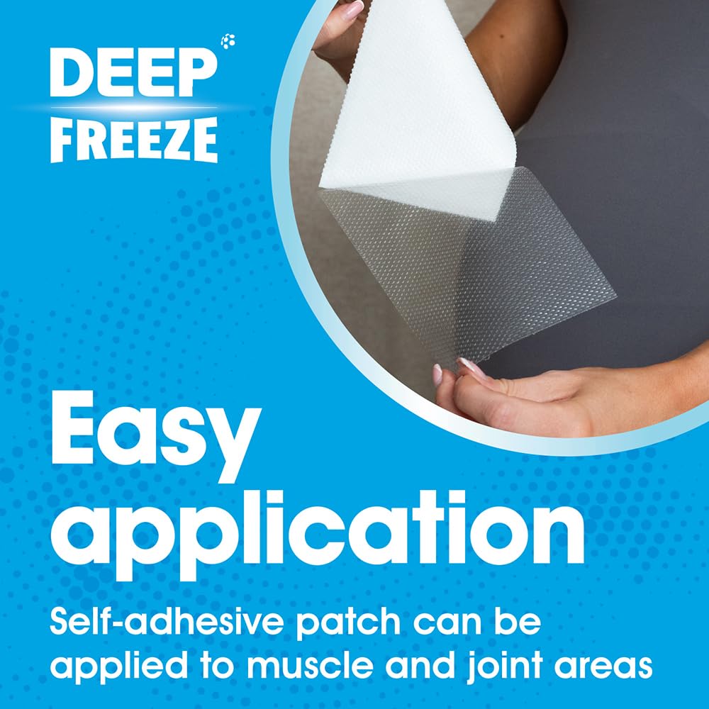 DEEP FREEZE PAIN RELIEF COLD PATCHES 4'S - Damaged Box