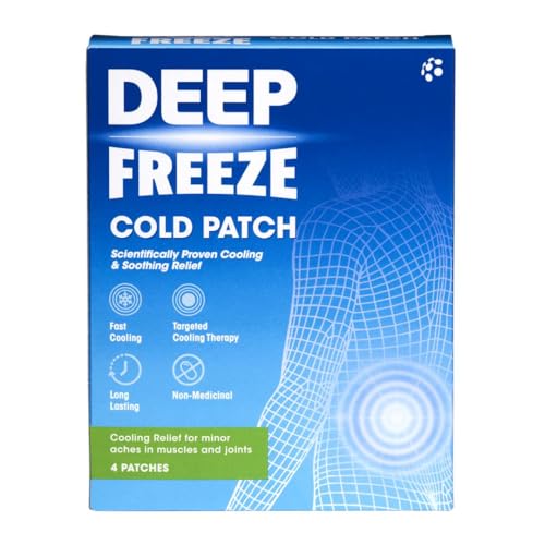 DEEP FREEZE PAIN RELIEF COLD PATCHES 4'S - Damaged Box