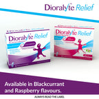 Dioralyte Relief Raspberry - Fast and Effective Rehydration Treatment to Help Replace the Loss of Body Fluid and Electrolytes (minerals and salts) - Raspberry Flavour, 6 Count (Pack of 1) - BBE 04/2028