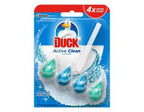 Duck Active Clean Toilet Rim Block Marine 38.6g - WC Cleaner & Freshener