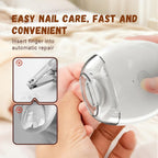 Electric Nail Clippers, Electric Nail Grinder with 3 Speeds & LED Light, Auto Fingernail Cutter, Polishing Trimmer, for Children, Adults, and The Elderly - Damaged Box