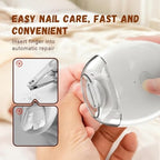 Electric Nail Clippers, Electric Nail Grinder with 3 Speeds & LED Light, Auto Fingernail Cutter, Polishing Trimmer, for Children, Adults, and The Elderly - Damaged Box