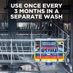 Finish, Dishwasher Cleaner, Lemon Scent, 2.0L (250ml x 8 pck), Removes Grease, Limescale and Dissolves Clogs, Fights Odour for a Cleaner Hygienic Dishwasher Machine
