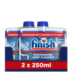 Finish, Dishwasher Cleaner, Lemon Scent, 2.0L (250ml x 8 pck), Removes Grease, Limescale and Dissolves Clogs, Fights Odour for a Cleaner Hygienic Dishwasher Machine