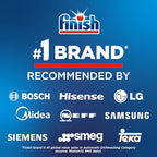 Finish, Dishwasher Cleaner, Lemon Scent, 2.0L (250ml x 8 pck), Removes Grease, Limescale and Dissolves Clogs, Fights Odour for a Cleaner Hygienic Dishwasher Machine