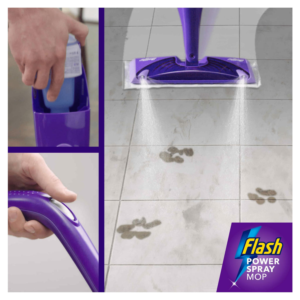 Flash PowerMop Refill Pads 16ct ,Lightweight - Damaged Box