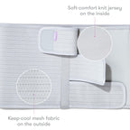 Frida Mom Belly Binder, Postpartum Essentials for Natural and C-Section Recovery, Adjustable Compression Wrap, After Birth Brace, Abdominal Band - Damaged Box