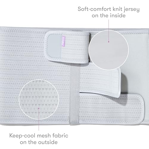 Frida Mom Belly Binder, Postpartum Essentials for Natural and C-Section Recovery, Adjustable Compression Wrap, After Birth Brace, Abdominal Band - Damaged Box