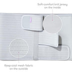 Frida Mom Belly Binder, Postpartum Essentials for Natural and C-Section Recovery, Adjustable Compression Wrap, After Birth Brace, Abdominal Band - Damaged Box