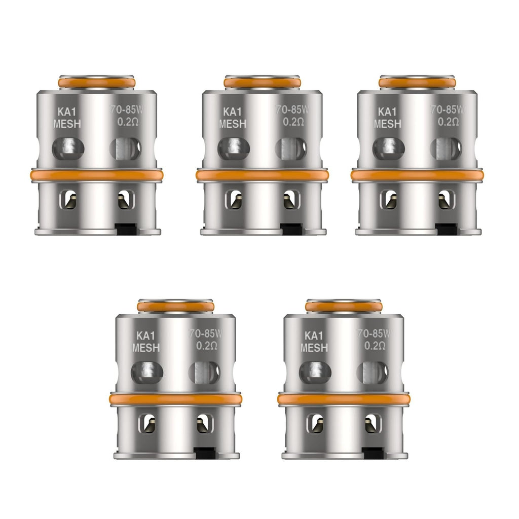 Geekvape M Series Replacement Coils, Mesh Design, Press-fit Installation, Compatible with Geek Vape Zeus Max Tank NO Nicotine [0.2ohm Triple] (Pack of 5) - Damaged Box