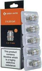 Geekvape M Series Replacement Coils, Mesh Design, Press-fit Installation, Compatible with Geek Vape Zeus Max Tank NO Nicotine [0.2ohm Triple] (Pack of 5) - Damaged Box