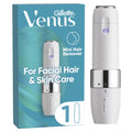 Gillette Venus for Facial Hair & Skin Care, Face Trimmer for Women, Mini Facial Hair Remover, Compact and Portable Electric Shaver for Women - Damaged Box