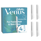 Gillette Venus for Facial Hair & Skin Care, Face Trimmer for Women, Mini Facial Hair Remover, Compact and Portable Electric Shaver for Women - Damaged Box