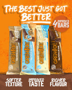Grenade High Protein, Low Sugar Bar - Fudged Up, 12 x 60 g (Packaging May Vary) - Damaged Box - BBE 08/2026