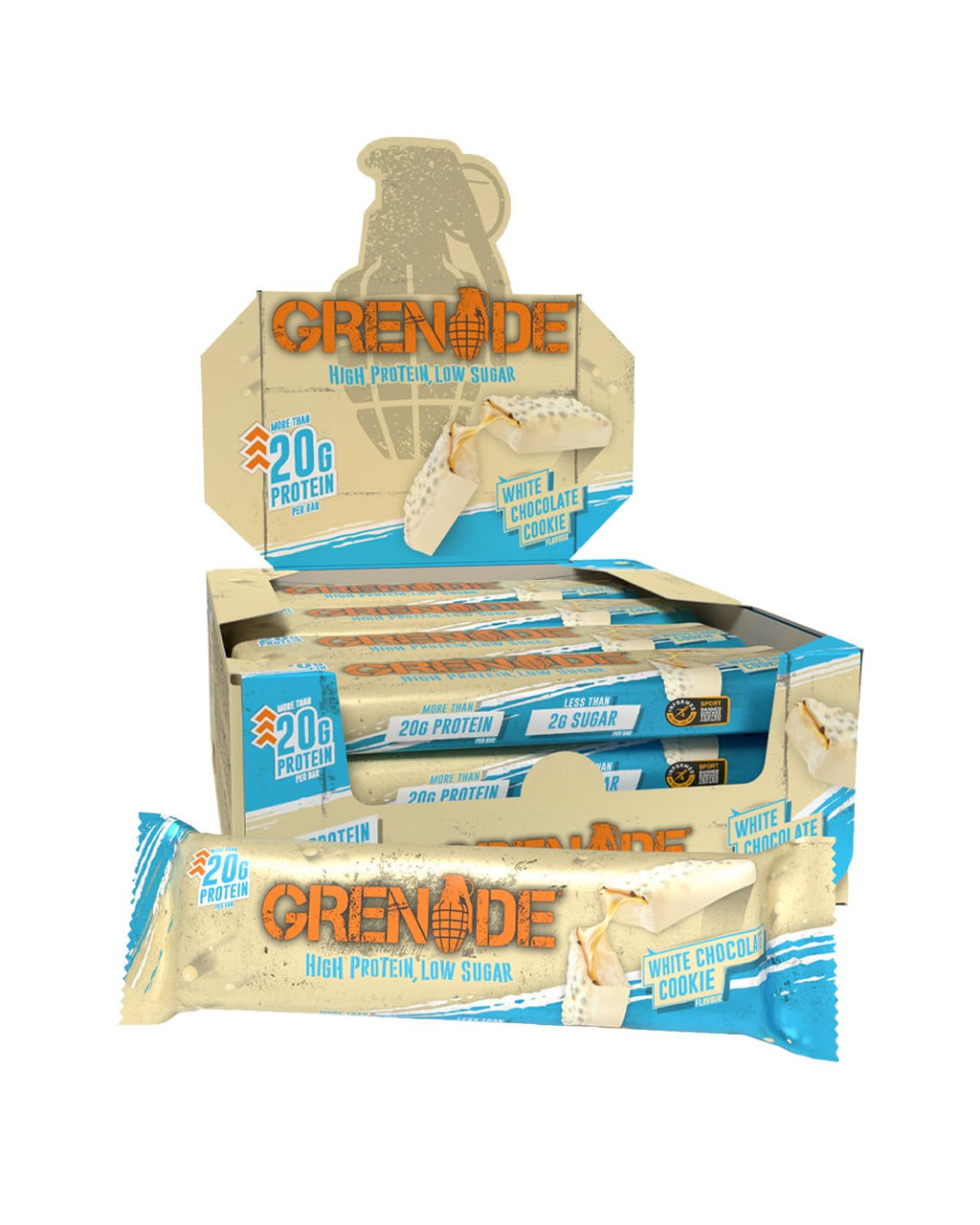 Grenade OREO - High Protein, Low Sugar Bars, 12 x 60 g - BBE 07/2026