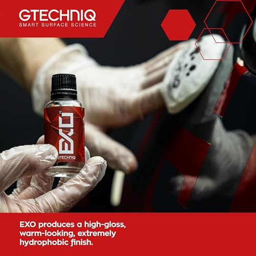 Gtechniq EXO and Crystal Serum Light Kit for Cars, 50ml | Extremely High Gloss Finish, Swirl-Resistance, Hydrophobic Water and Dirt Repellent, Easy to Apply, Up to 5 Years Durability - Damaged Box