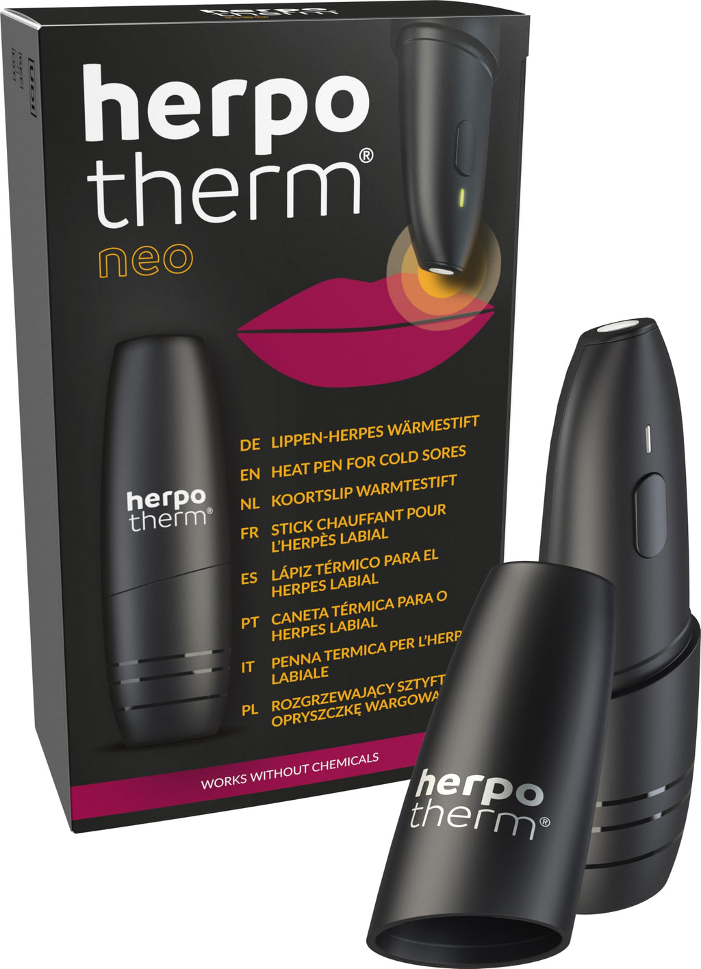 Herpotherm Neo Cold Sore Treatment Device - Long Lasting and Reusable Heat Pen (Herpotherm neo) - Very Good