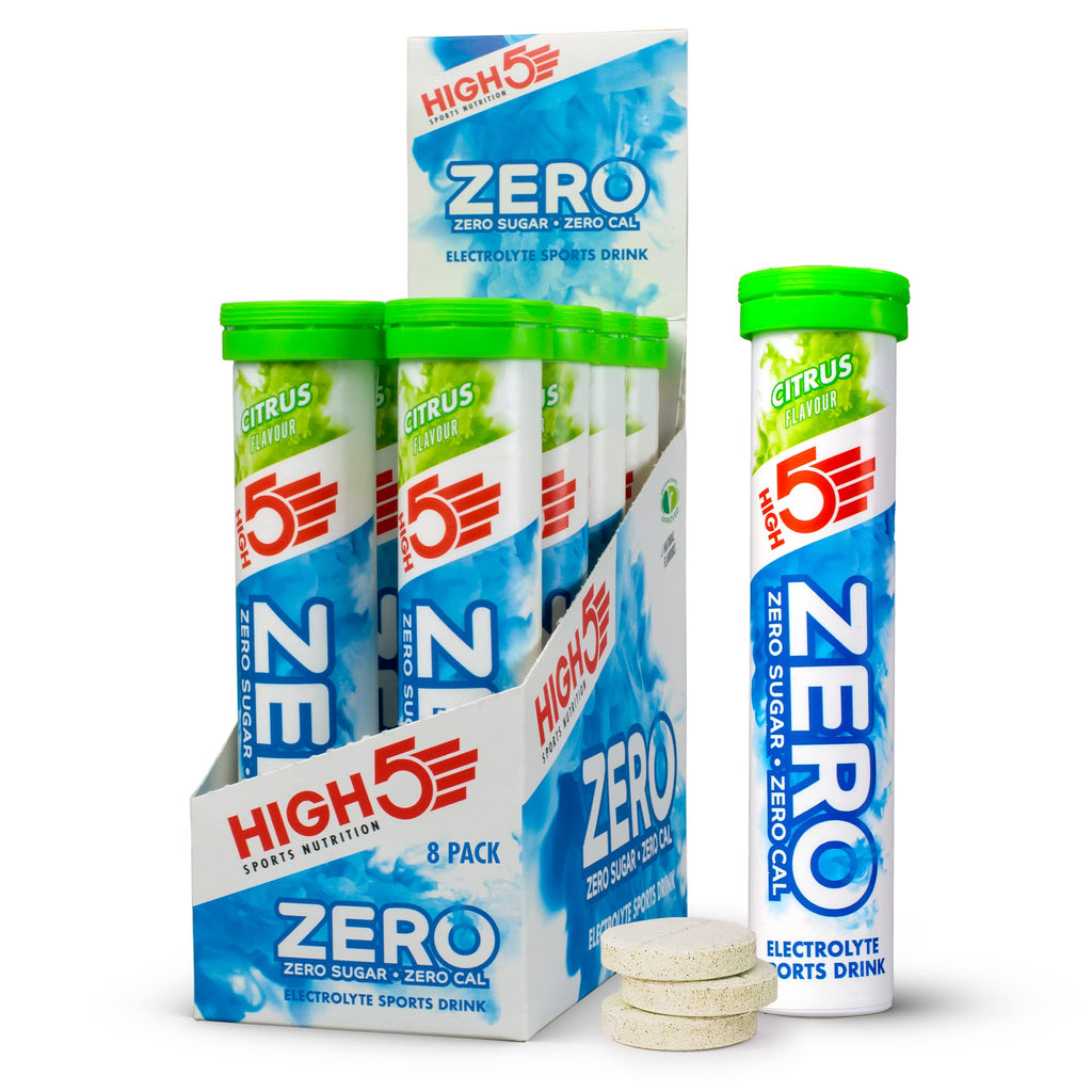 HIGH5 ZERO Electrolyte Tablet - Hydration Tablets Enhanced with Vitamin C - 0 Calories & Sugar Free - Boost Hydration, Performance & Wellness - Blackcurrant, 20 Tablets (20x, Pack of 1) - BBE 08/2027