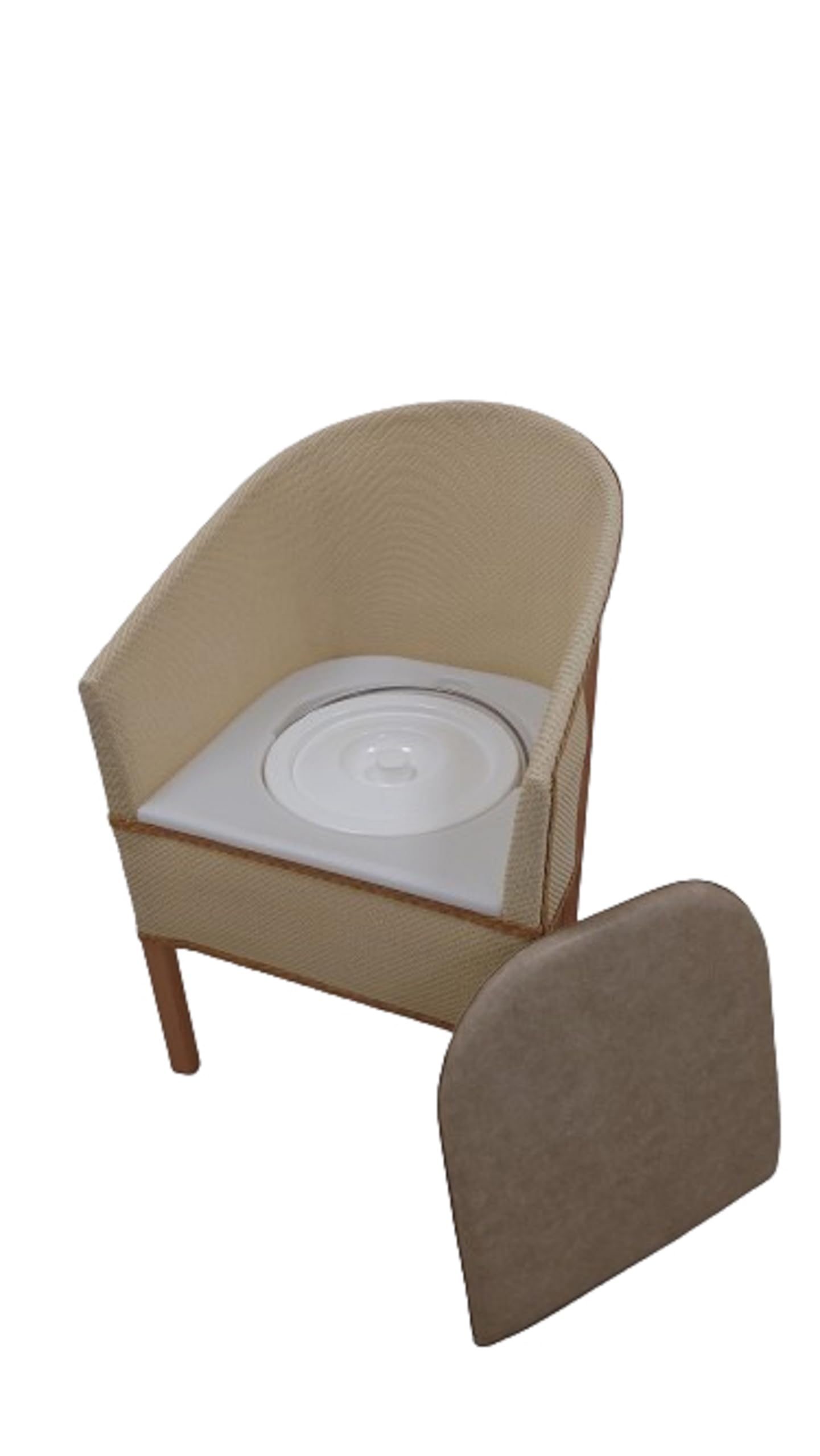Homecraft Bedroom Commode, Bedroom Toilet Chair with Built In Commode Seat, Convenient Bathroom Access, Ergonomic Shape for Comfort - Very Good
