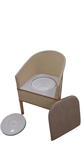 Homecraft Bedroom Commode, Bedroom Toilet Chair with Built In Commode Seat, Convenient Bathroom Access, Ergonomic Shape for Comfort - Very Good