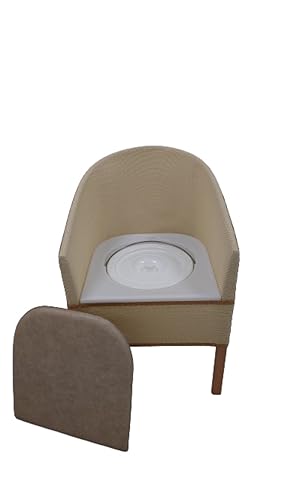 Homecraft Bedroom Commode, Bedroom Toilet Chair with Built In Commode Seat, Convenient Bathroom Access, Ergonomic Shape for Comfort - Very Good