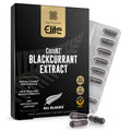 Healthspan Elite All Blacks CurraNZ Blackcurrant Extract 300mg (1 Month Supply) | Helps the Body Overcome Stress & Exertion | 300mg Natural Extract Per Capsule | 35% Anthocyanin | Vegan Friendly - Damaged Box