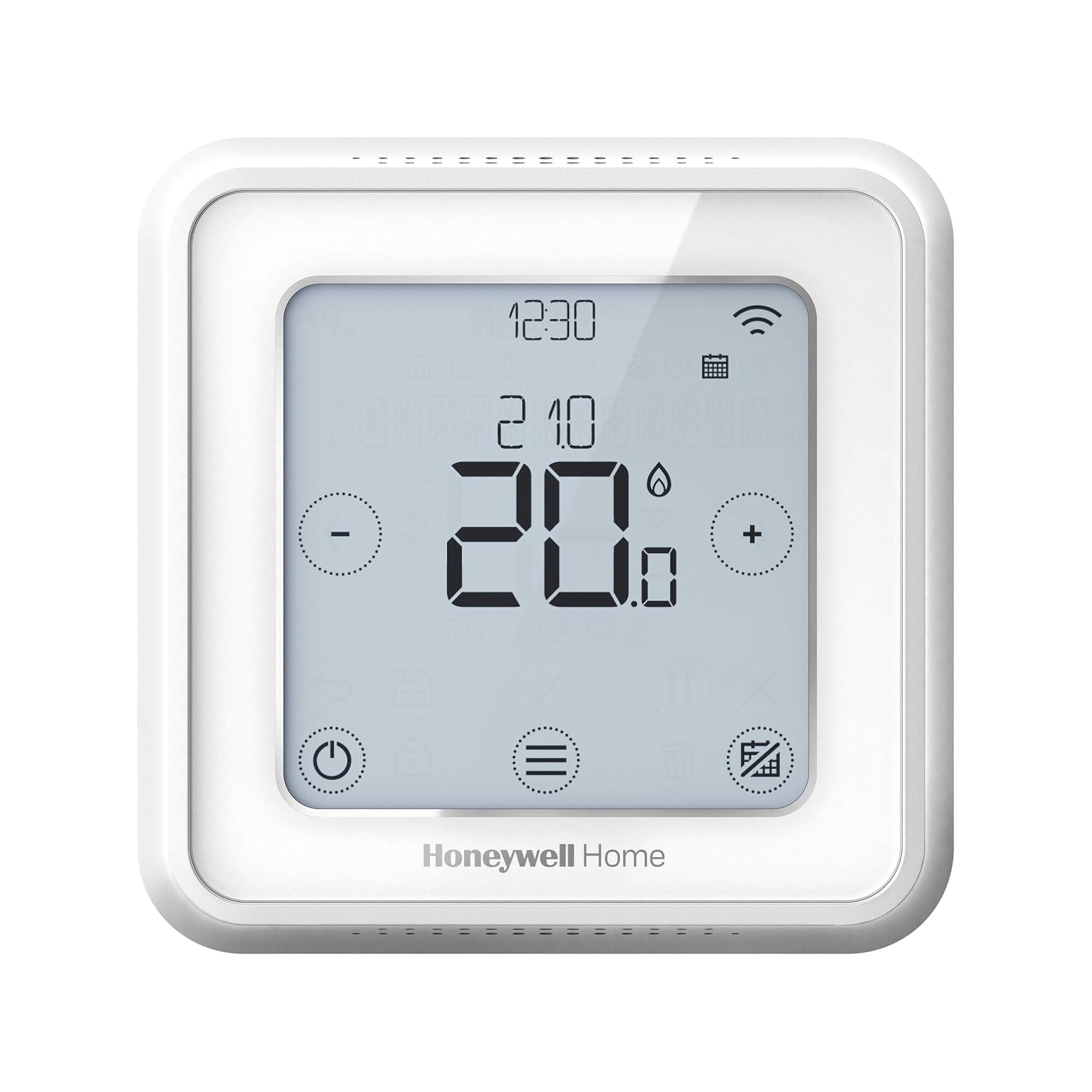 Honeywell Home T6 Smart Thermostat - WiFi, App-Enabled for Savings and Efficiency - Compatible with HomeKit, Google Home, Alexa and IFTTT, White (1 Piece) - Damaged Box